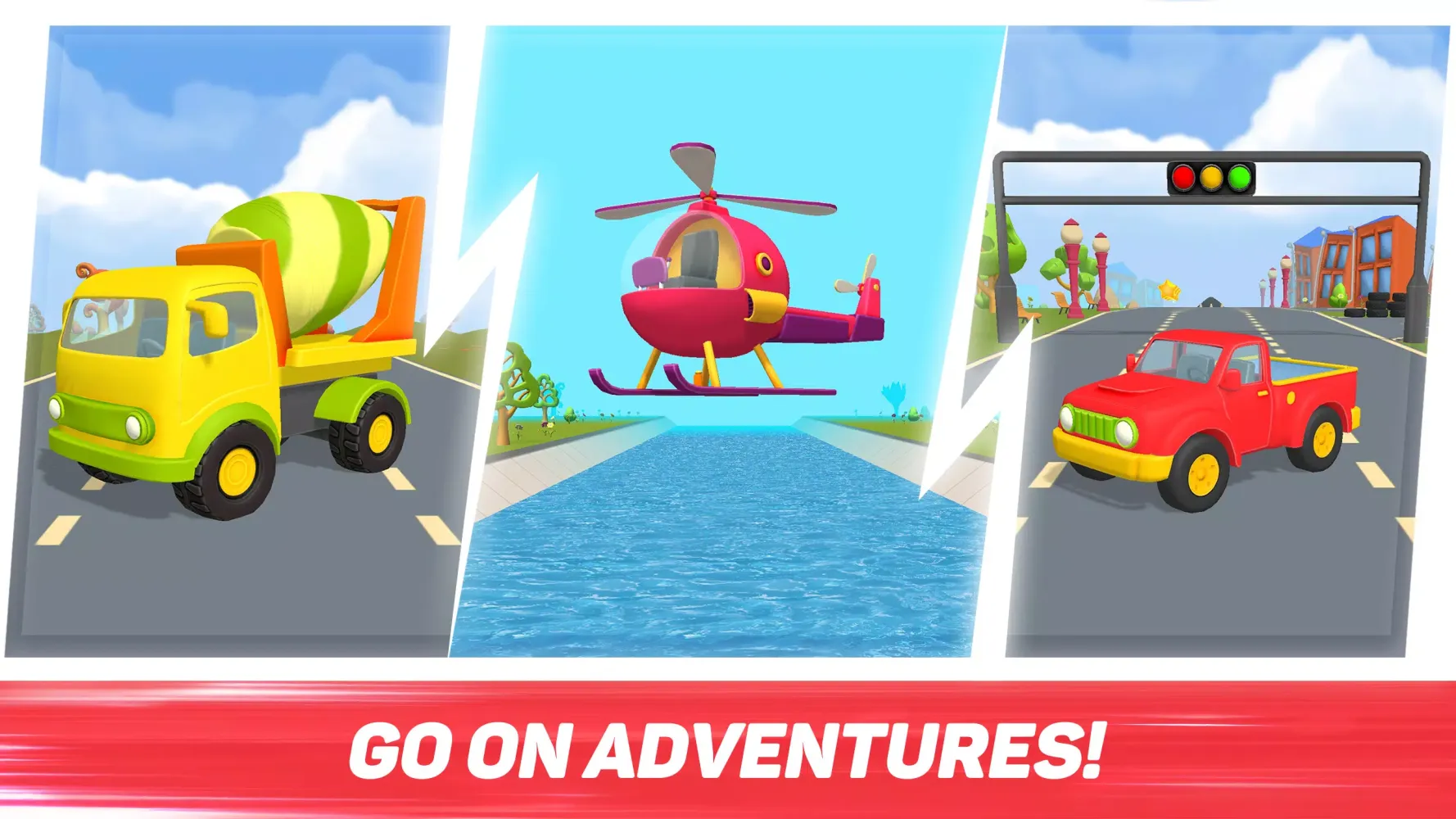 Leo Runner: car games for kids Screenshots