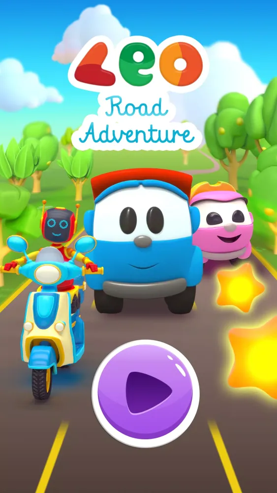 Leo Runner: car games for kids Screenshots