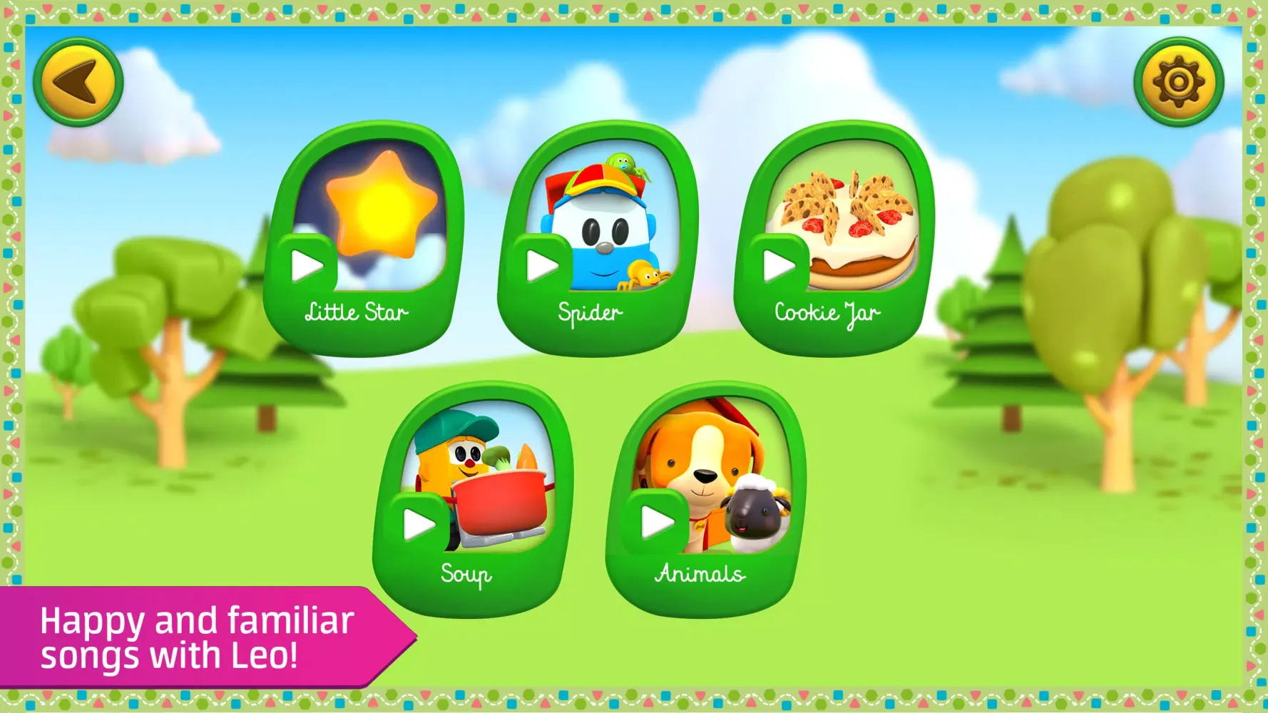 Screenshot di Leo kids songs and music games