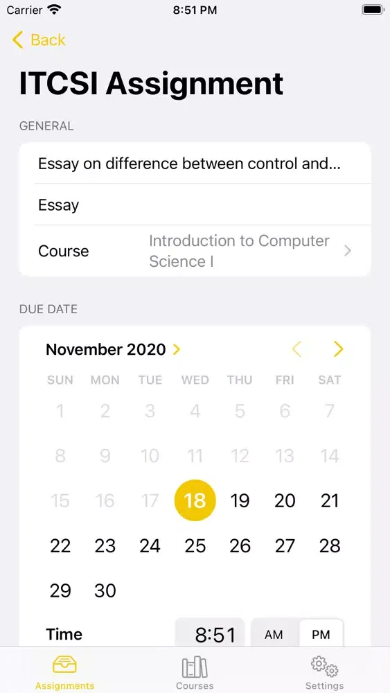 Unidue - Student Planner سکرین شاٹس