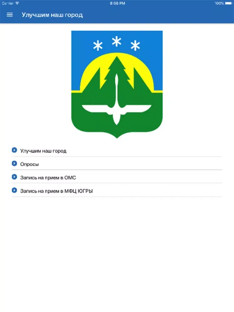Capturas de tela do Ханты-Мансийск. Улучшим наш город iPad 
