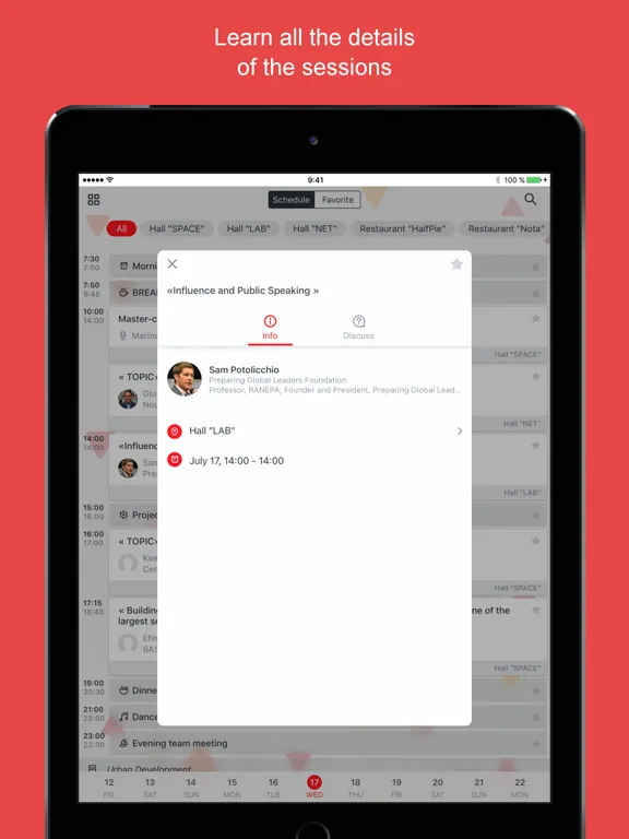 Скриншоты Campus4youth iPad 