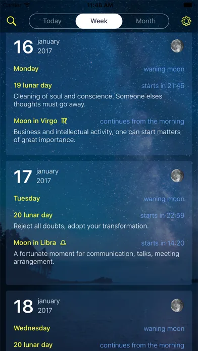 Capturas de pantalla de Lunar calendar Dara-Lite