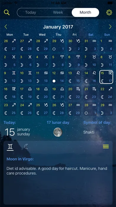 Capturas de pantalla de Lunar calendar Dara-Lite