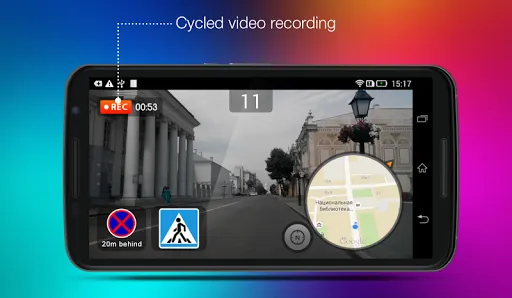 Roadly dashcam & speed camera سکرین شاٹس