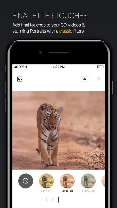 Tangkapan skrin DPTH PRO: AI 3d-photo editor