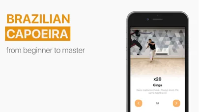 Captures d'écran de Capoeira Daily: home workout