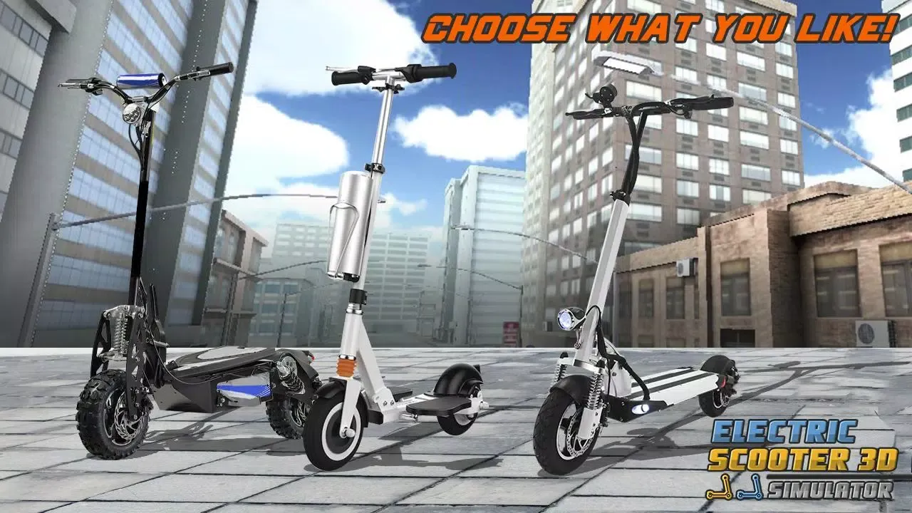Electric Scooter 3D Simulator Screenshots