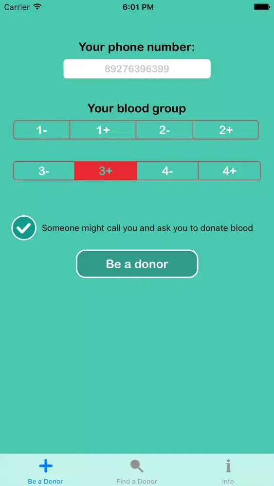 Captures d'écran de BlooDonator-Ufa