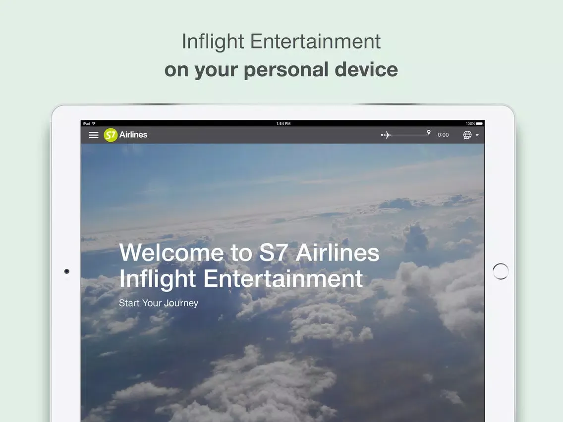S7 Inflight Entertainment iPad 应用截图