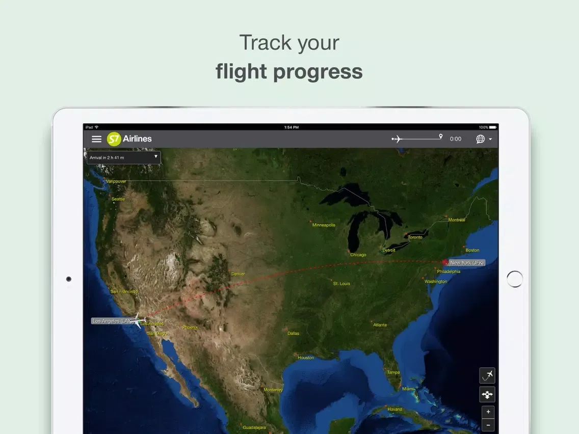 S7 Inflight Entertainment iPad 应用截图