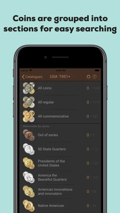 Capturas de tela do World coins (aguru.pro)