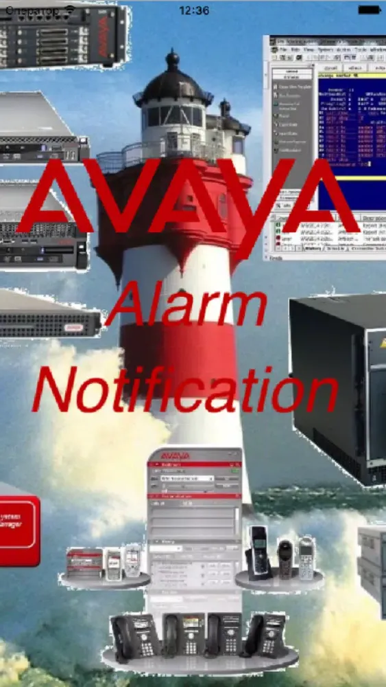 ภาพหน้าจอของ Avaya CM Alarm Notification