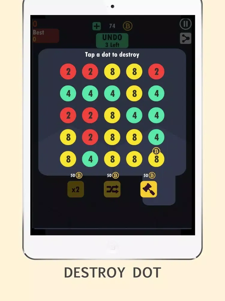 Zrzuty ekranu 2048 dots connect iPad 