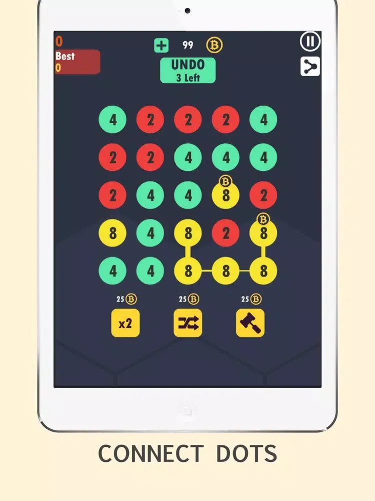 Zrzuty ekranu 2048 dots connect iPad 