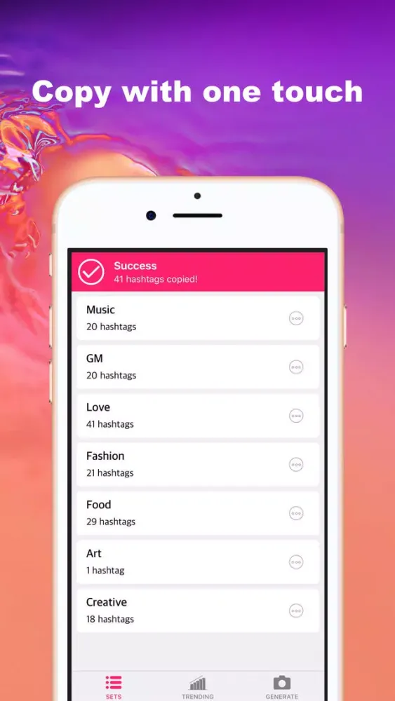 Hashtags - Generate & Manage Screenshots