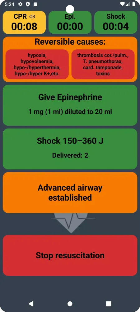 CPR assistant. ProSMP Screenshots