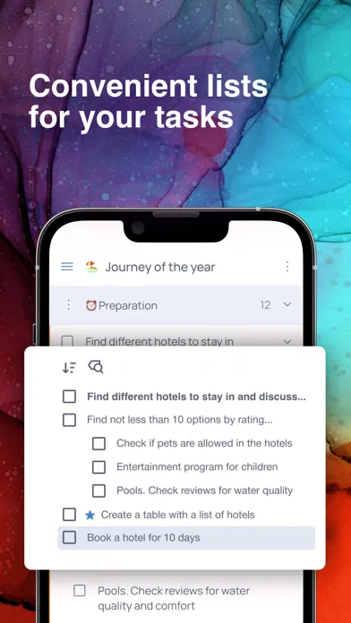 Captures d'écran de Singularity To Do List, Tasks