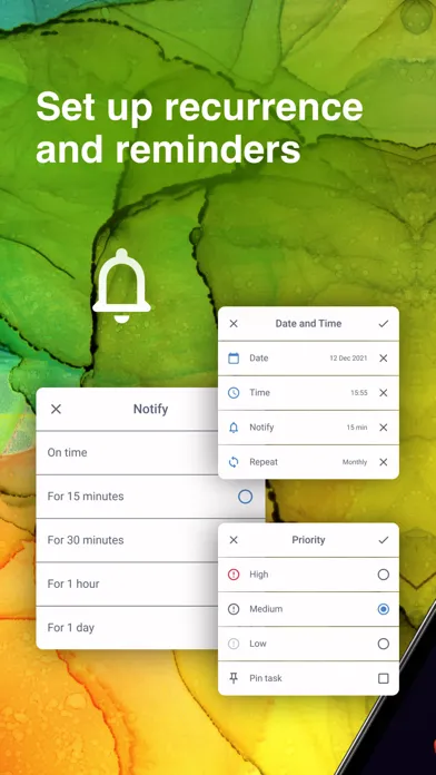Captures d'écran de Singularity To Do List, Tasks