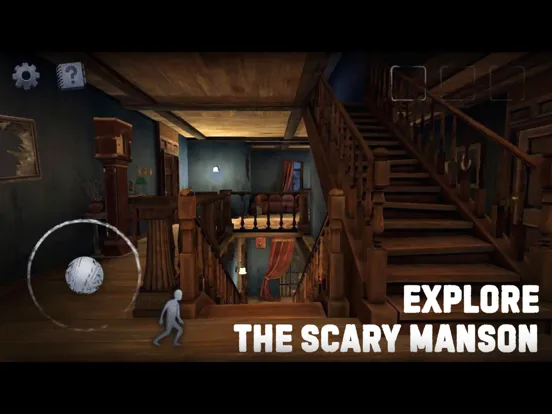 Capturas de tela do Scary Mansion：Horror Escape 3D iPad 