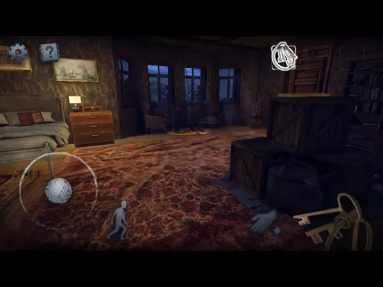 Capturas de tela do Scary Mansion：Horror Escape 3D iPad 