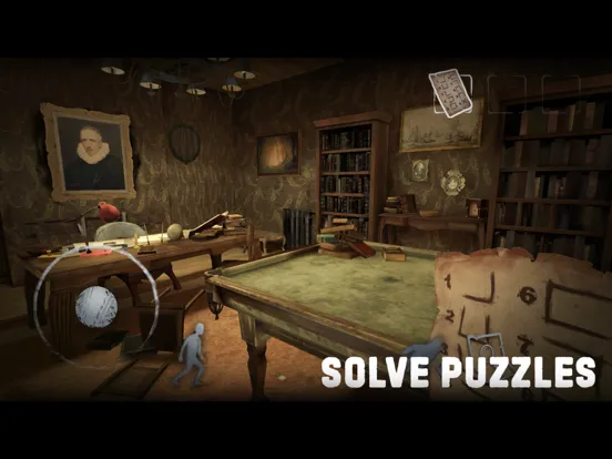 Capturas de tela do Scary Mansion：Horror Escape 3D iPad 