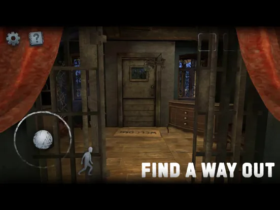 Capturas de tela do Scary Mansion：Horror Escape 3D iPad 