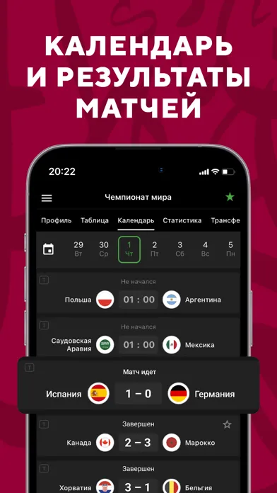 Capturas de pantalla de Чемпионат мира 2022 |Sports.ru