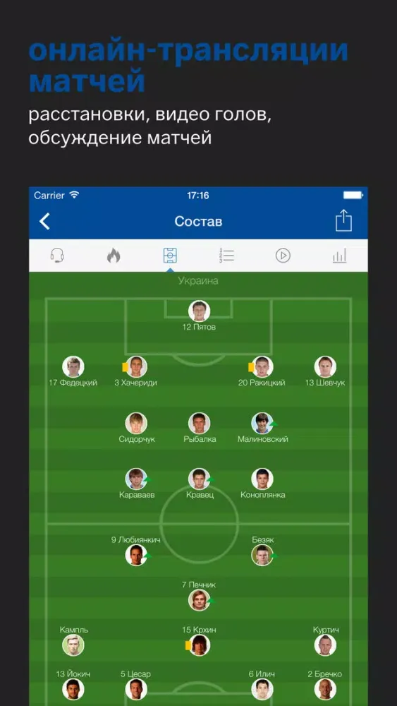 Screenshot di Сборная Украины+ Tribuna.com