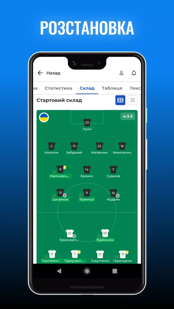 Футбол України: Tribuna.com UA スクリーンショット