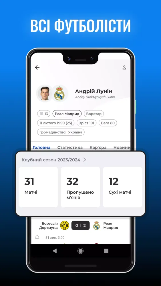 Футбол України: Tribuna.com UA スクリーンショット