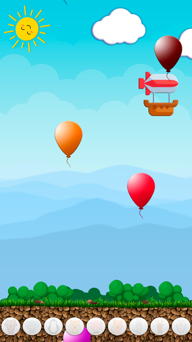 Capturas de tela do Kids game popping balls