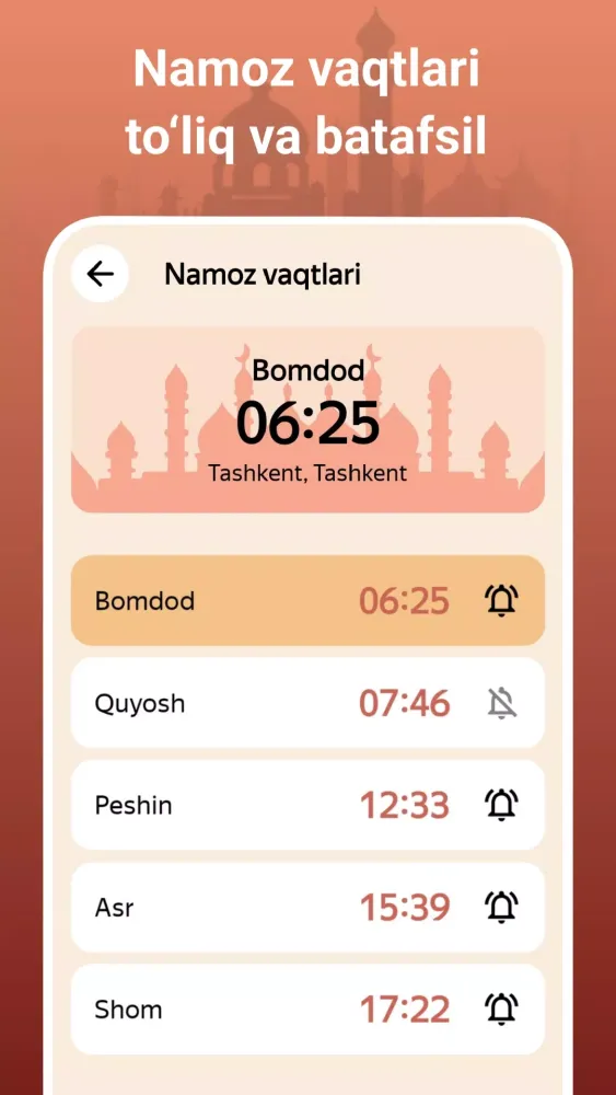 Namoz Vaqtlari Screenshots