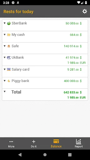 Personal finance Ekran Görüntüleri