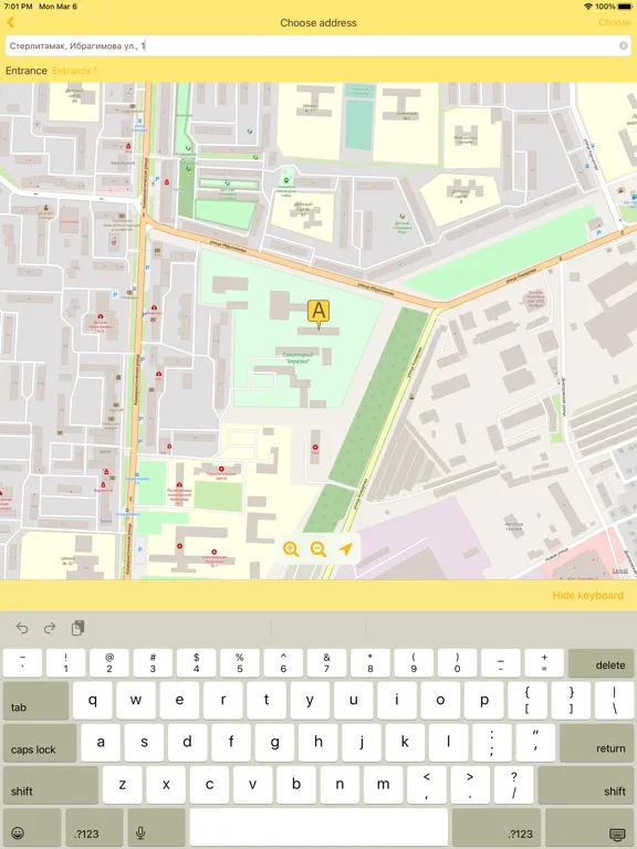 Скриншоты Taxipark 1 - taxi ordering iPad 