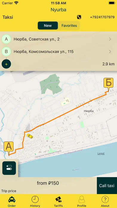 Screenshot di Sakha Taxi