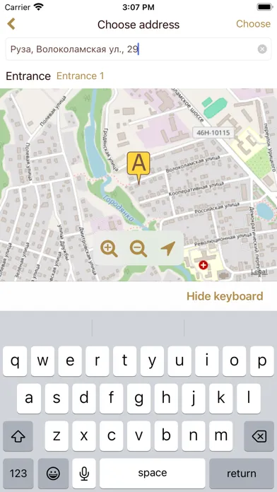 Ảnh chụp màn hình của Gold taxi order