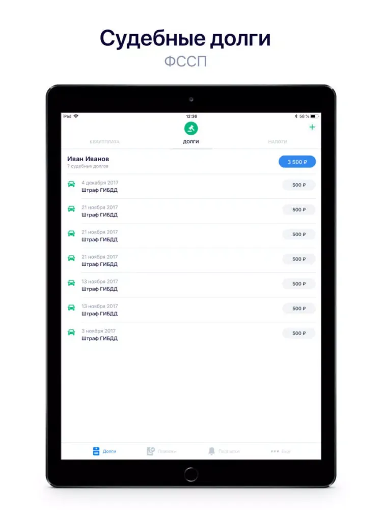 Госдолги iPad  스크린샷