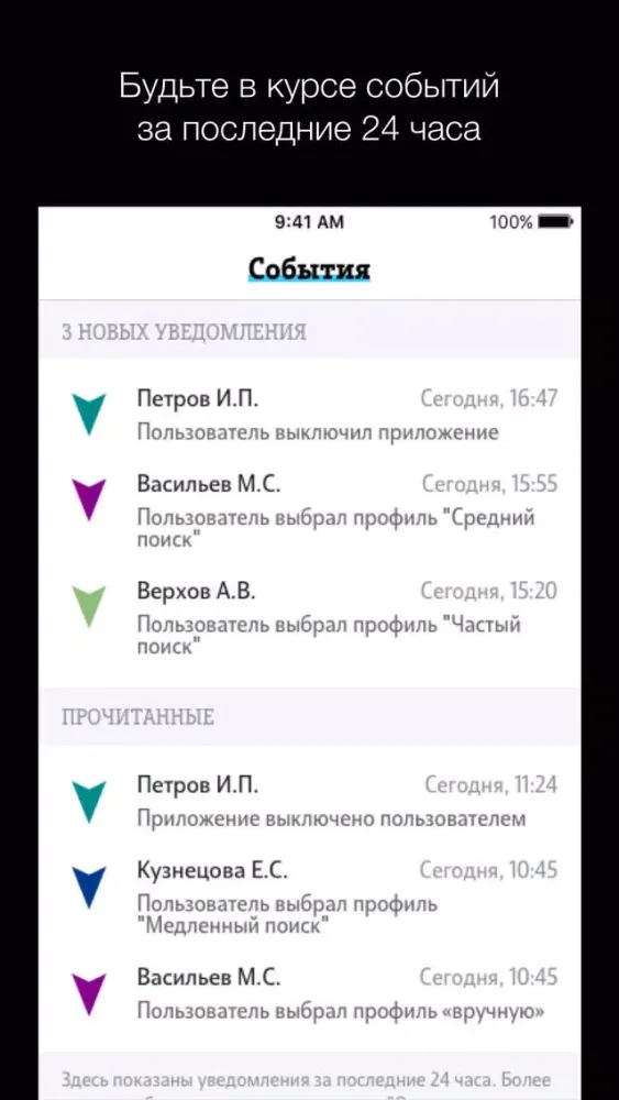 Контроль сотрудников スクリーンショット