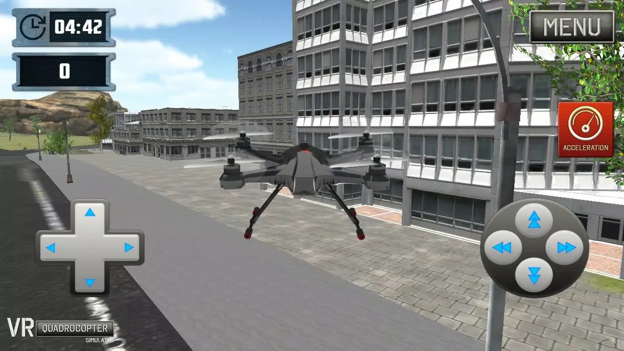 VR Quadrocopter Simulator Screenshots
