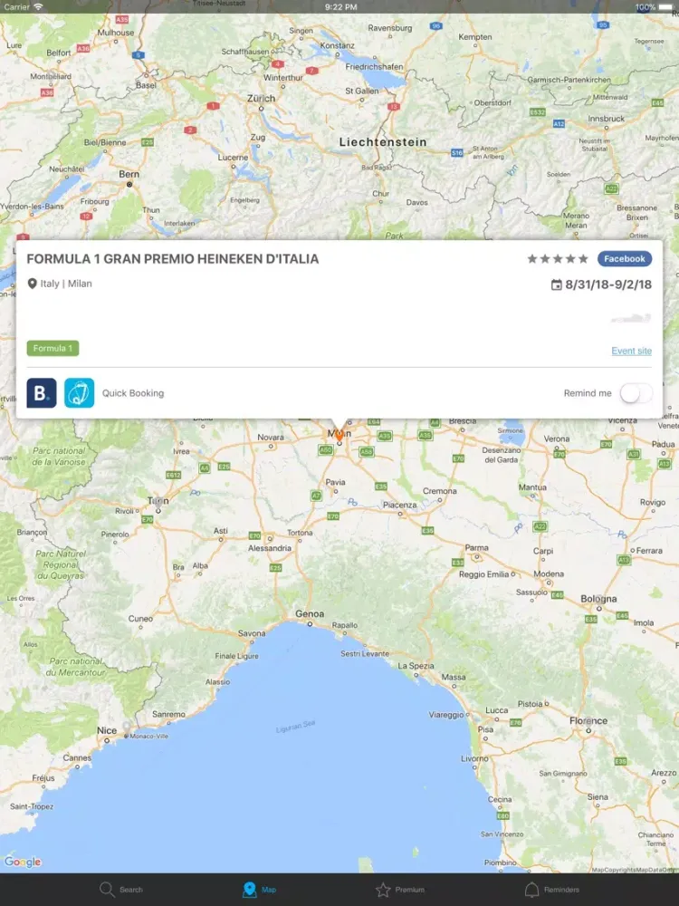 Zrzuty ekranu Travel&Event. Yo pocket guide. iPad 
