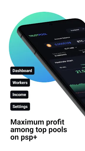 Trustpool - Crypto Mining Pool Screenshots
