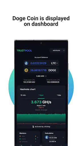 Trustpool - Crypto Mining Pool Screenshots