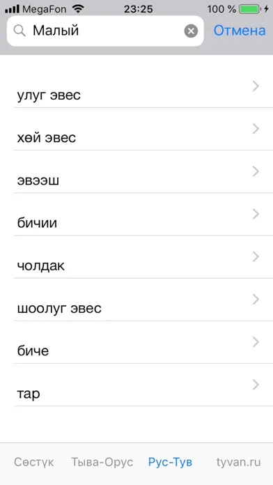 Capturas de pantalla de Tyvan.ru