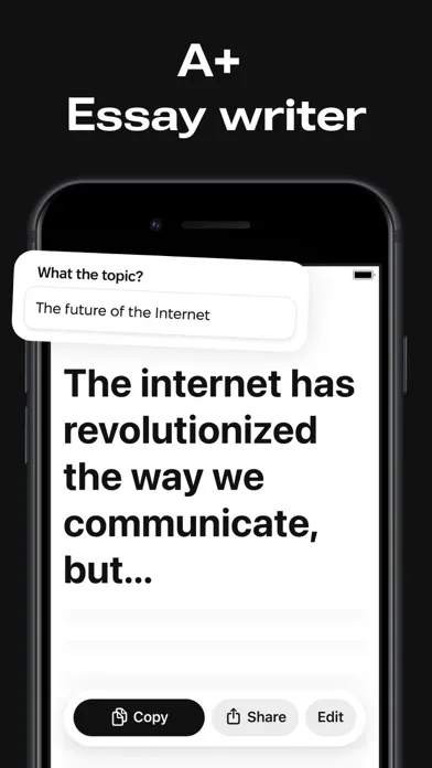 Zrzuty ekranu Input - AI Text Creator