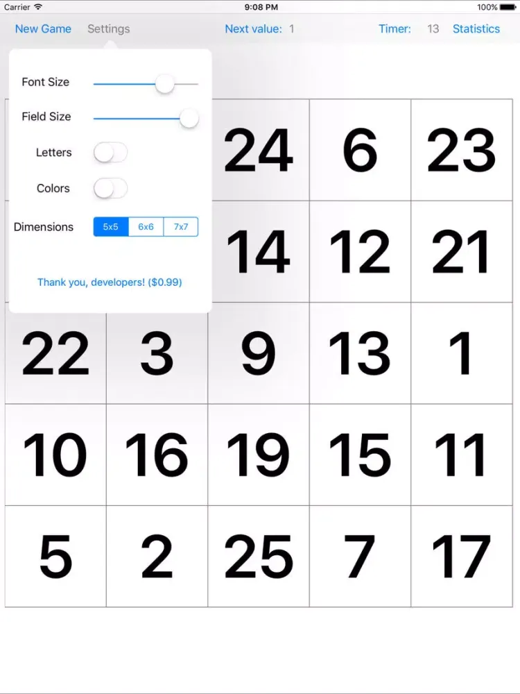 صور Schultz Tables - increase your reading speed! iPad 