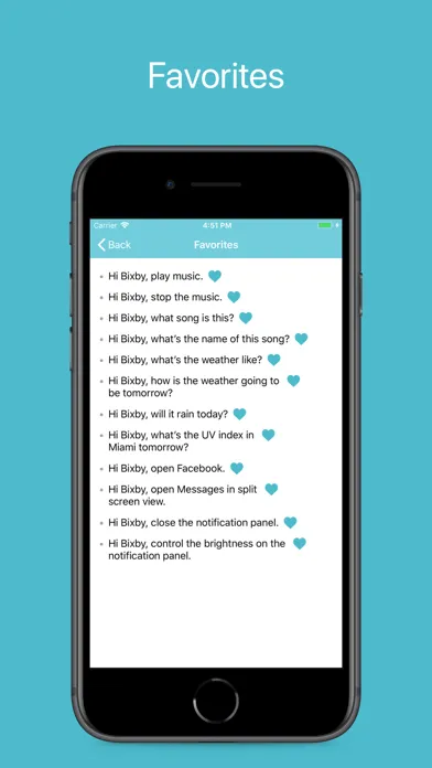 Commands for Bixby سکرین شاٹس