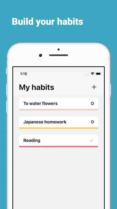 Capturas de pantalla de Habits tracker — achieve goals