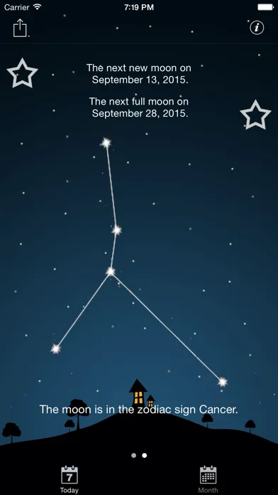 تصاویر Sky and Moon phases calendar