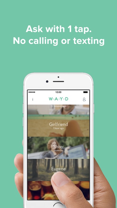 ภาพหน้าจอของ WAYD — Know What Your Friends Are Doing